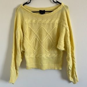 💛 HOST PICK 💛 Lumiere Yellow Knit Sweater
